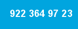 922 364 97 23 922 364 97 23